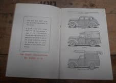 Hillman Tilly. Drivers handbook