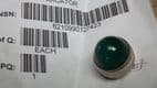 Indicator lens lamp cover. Green.