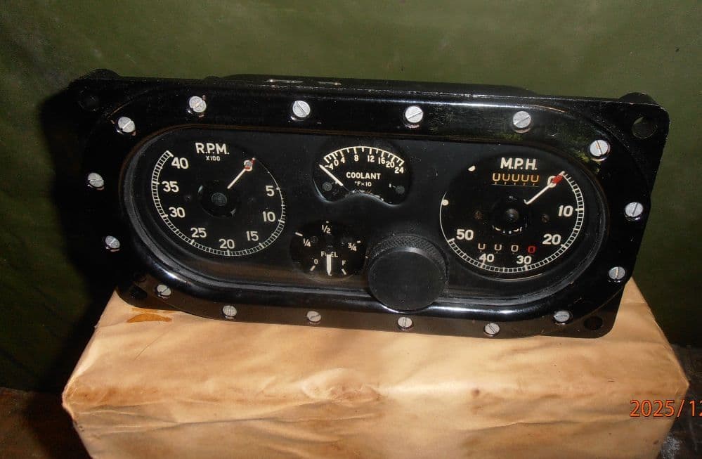 Instrument panel No 1 MK 1 FV157927 NOS