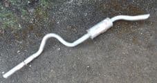 Land Rover.Rear exhaust silencer.