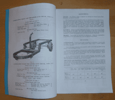Lister Auto truck.Instruction book and spare parts list. Type 'SS3' Power unit.