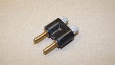 Lucas style 2 pin plug.
