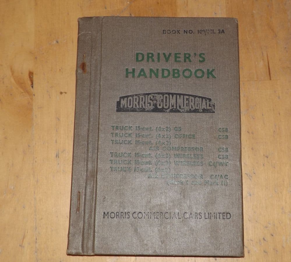 Morris Commercial Drivers handbook 4x2