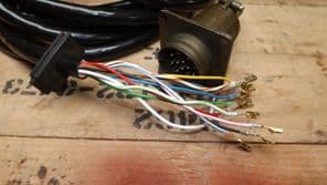 NATO 12 pin trailer  socket with wiring.