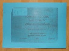 Portable cookers.Nos.1,2 and 3.Operation maintenance and Illustrated parts list.