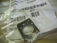 Radio Escutcheon plate. OWL*