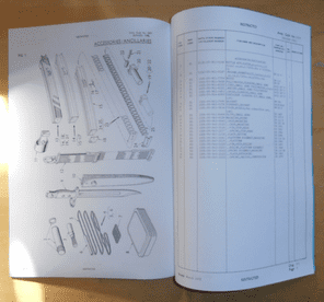 SMG,9mm L2A3 and accessories/ancillaries.Illustrated parts list.
