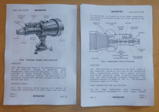 Telescope.Straight,Image Intensified.Cased.L4A1.User handbook.