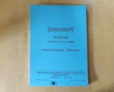 Thornycroft.Nubian.Chassis type TF/B80. Maintenance Manual.