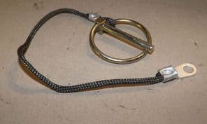 Trailer tailgate snap ring