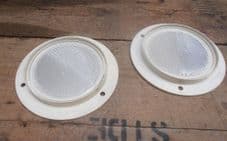 White FV reflector.4.5 inch.NOS x 2