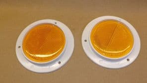 Yellow FV Reflector x 2. NOS.
