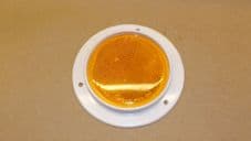 Yellow FV Reflector. 4.5 inch x 1. NOS