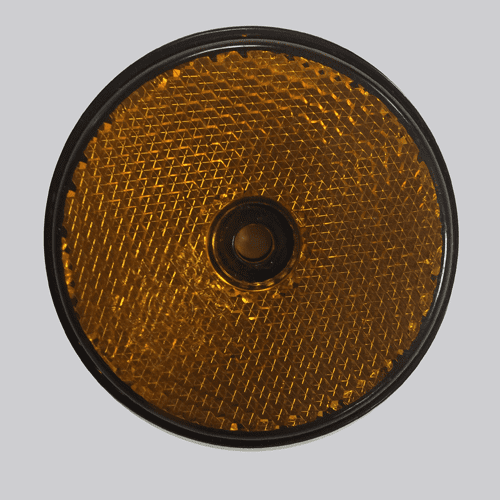 18923 - Amber Round Reflector