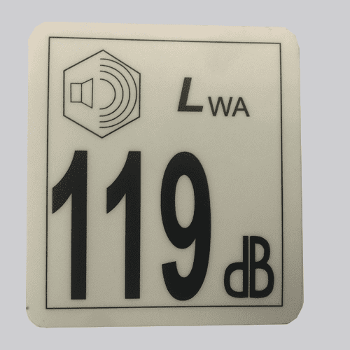 2998 - Decal 119 Decibels