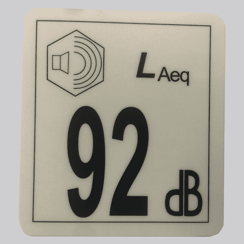 3004 - Decal 92 Decibels