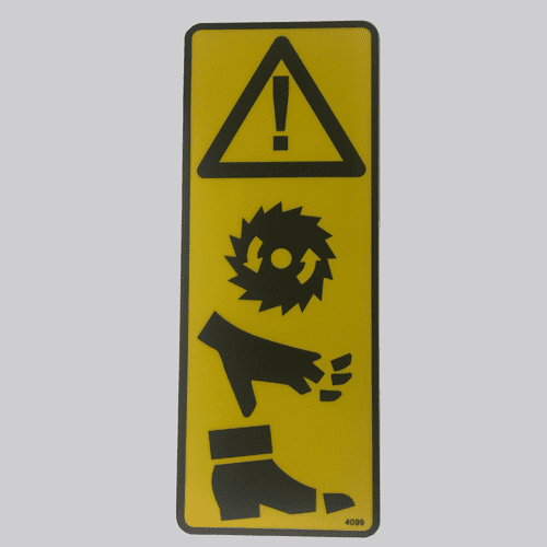 4099 - Decal , Keep Hands & Feet Out