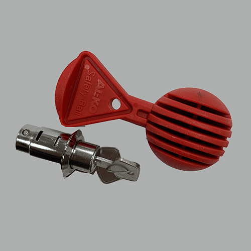 547 - Lock key & barrel Alko Hitch Head