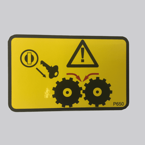 P0000650 - Decal , Rollers Turning