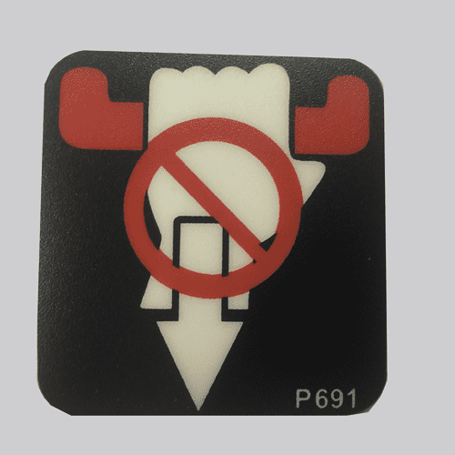 P0000691 - Decal , Do not pull