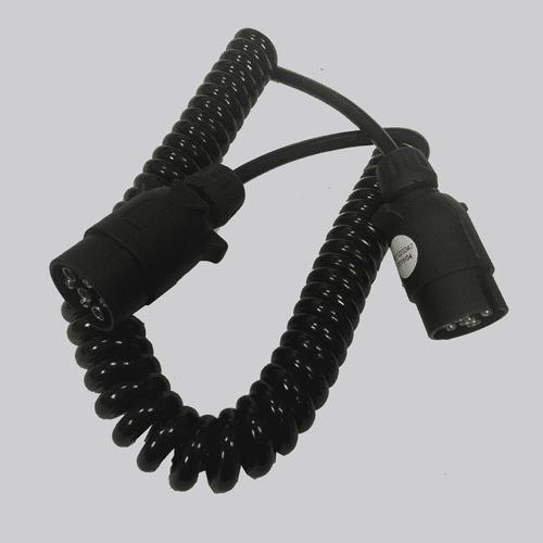 WR2626 - 7 Pin Curly Cable