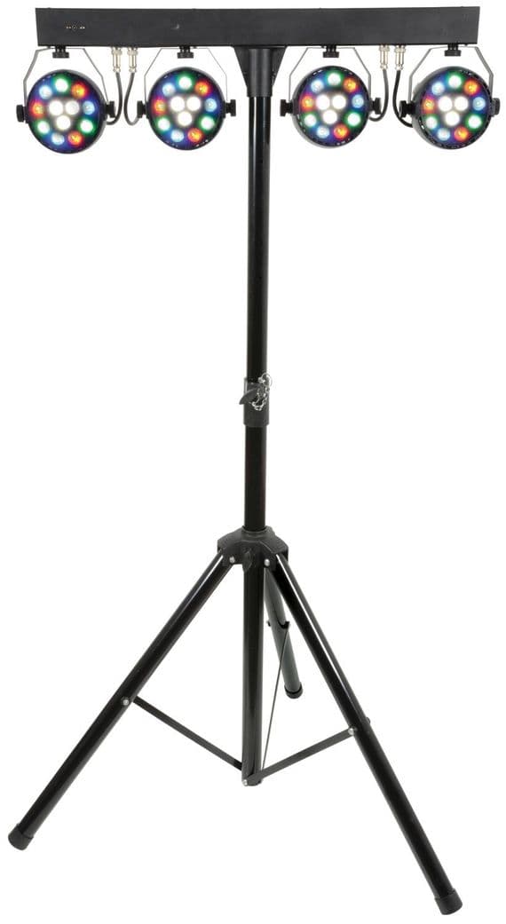 1W LED PAR Bar DMX Wash Light Kit with remote controller - 151.556UK