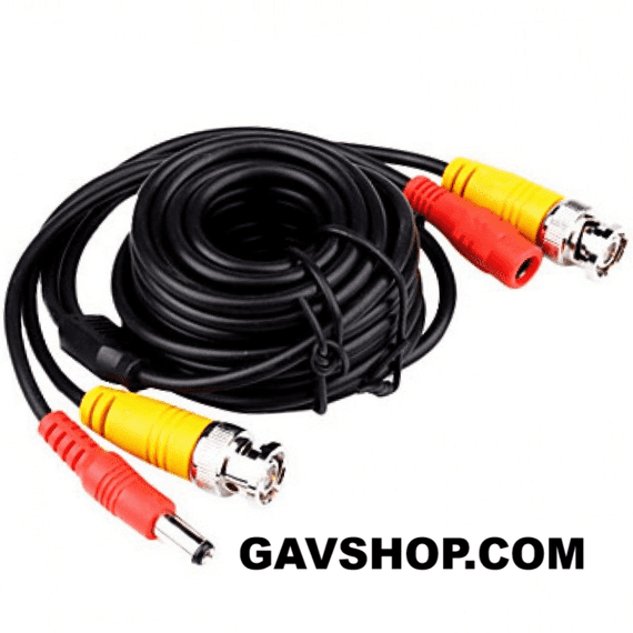 20m HQ BNC & DC POWER CCTV LEAD - Male to Male -  L20DB