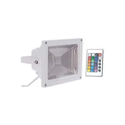 20W RGB Colour Changing LED Flood Light with Wireless Controller - L330EW
