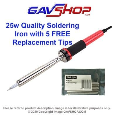 25 Watt High Quality Mains Powered Soldering Iron