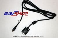 2m 15 pin Female D Sub to 6 pin mini din plug  /  PS2 Retro Games Lead Cable