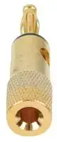 4mm High Quality Gold Plated Banana Plug with Colour Coded Bands