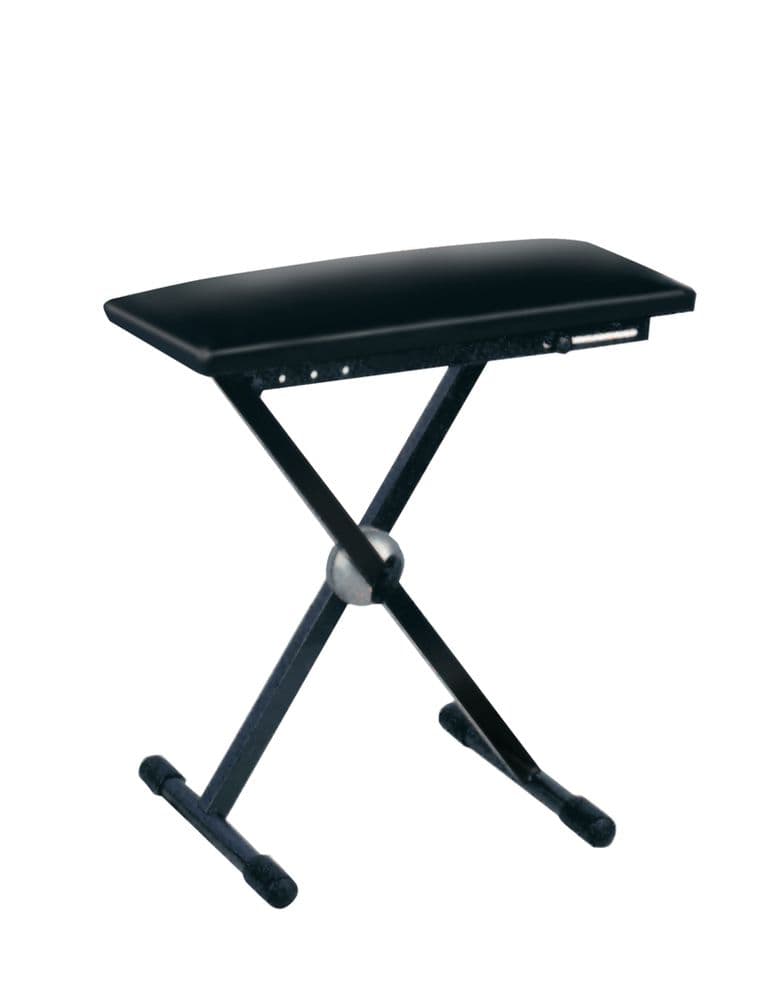 Black Height Adjustable Keyboard Stool with Fold Away Legs G001XJ