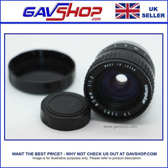 Computar 8.5mm F/1.3 W/Iris 16mm C-Mount CCTV Camera Lens for Sony NEX 4/3 ++