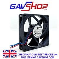 DELTA AFB0812HD 80mm x 80mm x 25mm Cooling Fan DC 12V 0.27A  PC Computer Case CPU Cooler Radiator