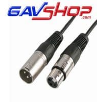DMX CROSSOVER PHASE REVERSAL LEAD 3 PIN XLR PLUG to XLR SOCKET - LOC: B032