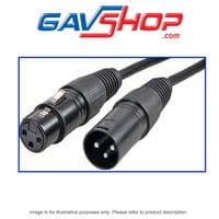 DMX CROSSOVER PHASE REVERSAL LEAD 3 PIN XLR PLUG to XLR SOCKET - LOC: B032