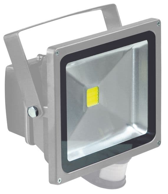 Grey Outdoor IP65 30W LED Flood Light with PIR sensor