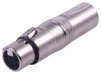 Neutrix DMX Adaptor 5 Pin Female to 3 Pin XLR Male