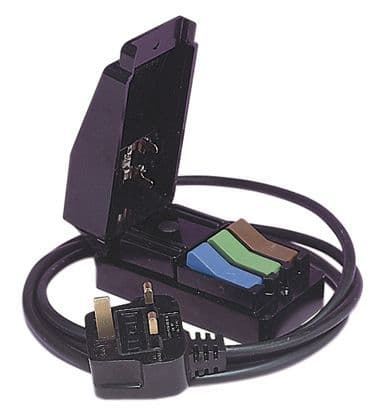 Quicktest Mains Connector Safe Block Wall Desk Mount PAT Testing adaptor