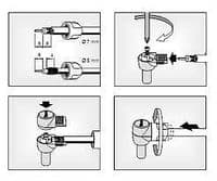 Right Angle RF Aerial Plug by Televes