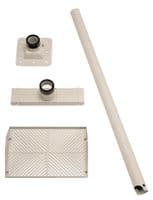SAHARA 1m Ceiling Projector Mount with Installation Kit in Pearl Grey - 1150014