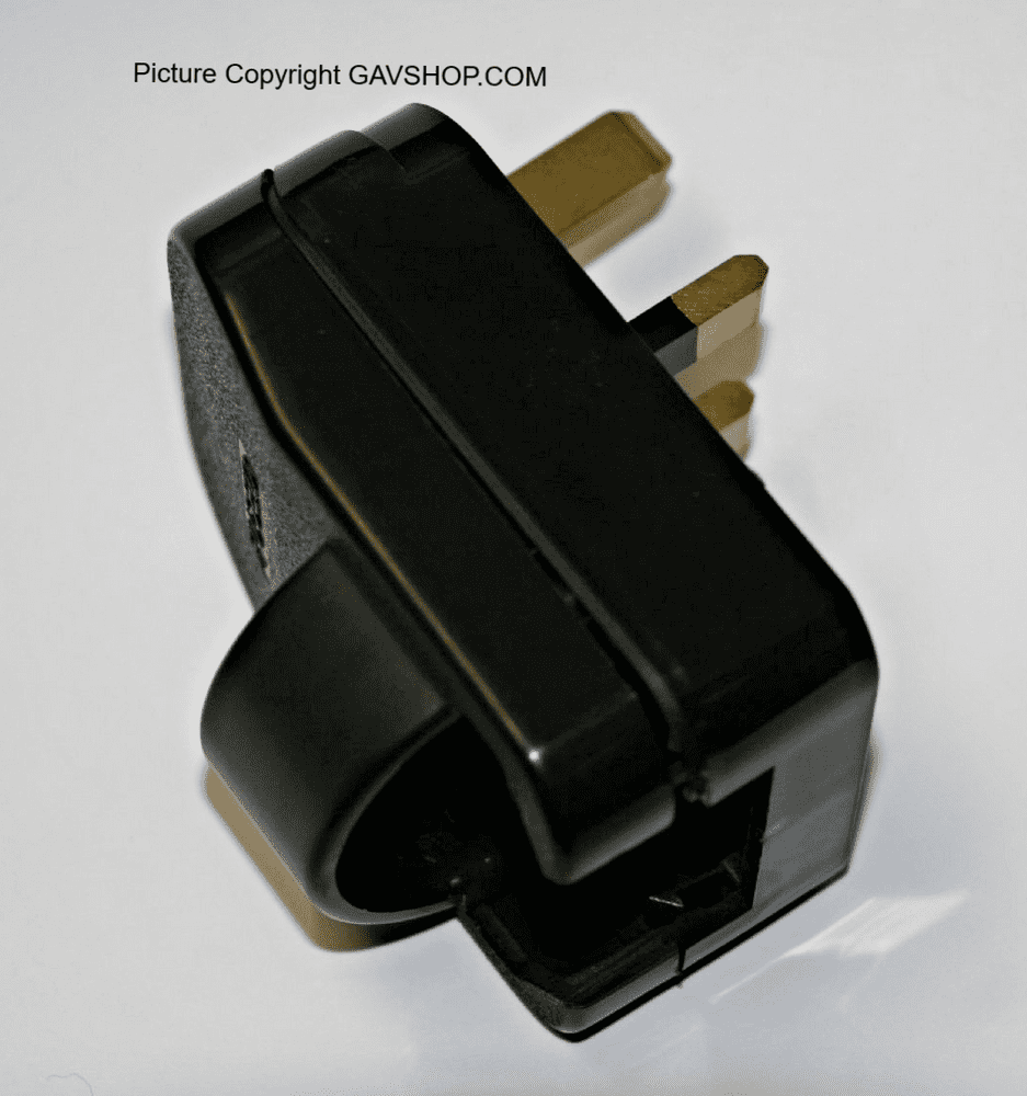 SCP3 13A European Schuko to UK 13A Converter Plug Grounded Earth