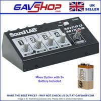 Soundlab 4 Channel Mono Microphone Mixer G105AA