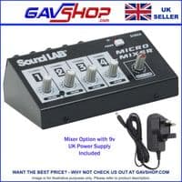 Soundlab 4 Channel Mono Microphone Mixer G105AA