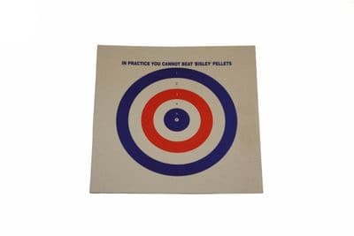 BISLEY AIRGUN TARGETS RWB/BLACK & WHITE/VERMIN
