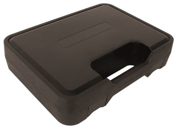 BLACK PLASTIC SINGLE PISTOL CASE 25 X 18 X 7