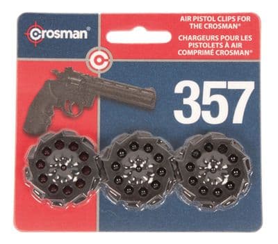 CROSMAN VIGILANTE 3576W CO2 10 SHOT ROTARY PELLET CLIP MAGAZINE'S .177 SET OF 3