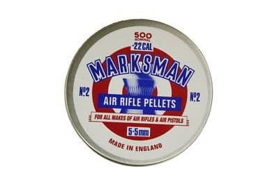 MARKSMAN DOMED PELLETS .177/.22 TIN