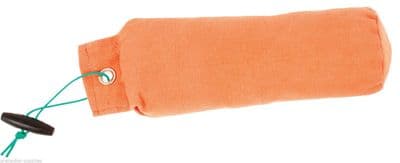 ORANGE DOG TRAINING DUMMY 1LB HUNTING DOG RETRIEVAL AID WITH TOGGLE