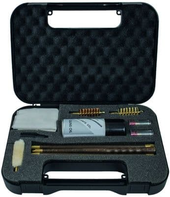 Premium Shotgun Cleaning Kit Cased With Oil Rods Brushes .12g 20g .410